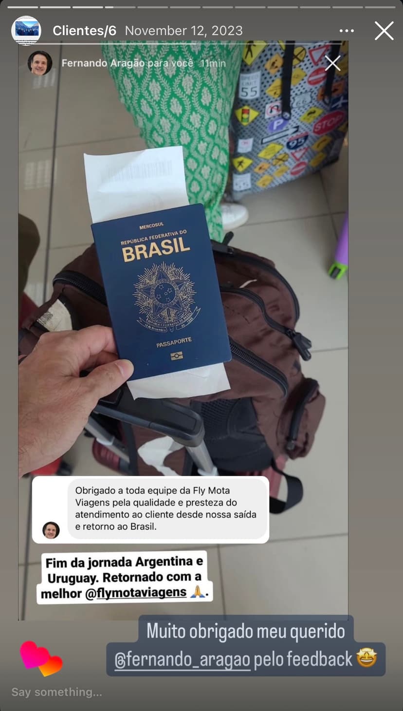 Fernando Aragão embarcando