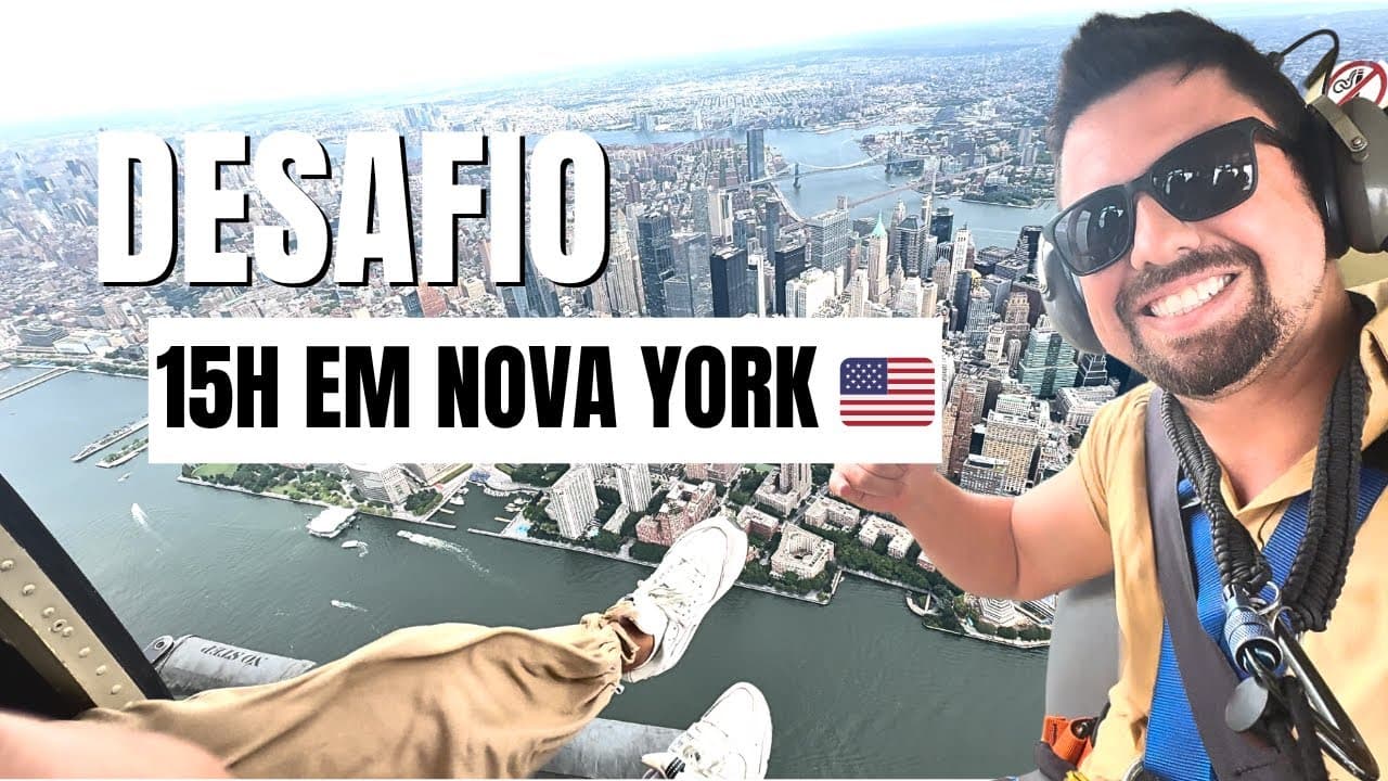 O que Aprontamos na Nossa Conexao de 15h em Nova York