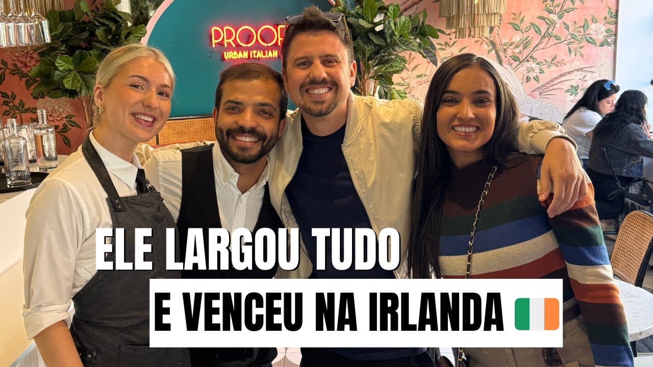 Ele mora ha 6 anos em DUBLIN e NAO Pretende Voltar para o BRASIL